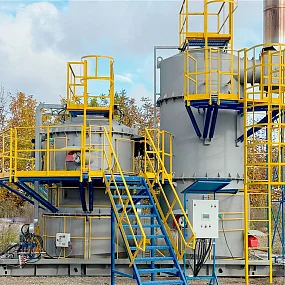 Циклонный инсинератор HURIKAN С 1.5