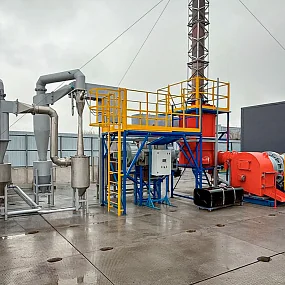 Роторный инсинератор HURIKAN 5000 R