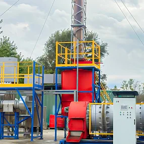 Роторный инсинератор HURIKAN 5000 R
